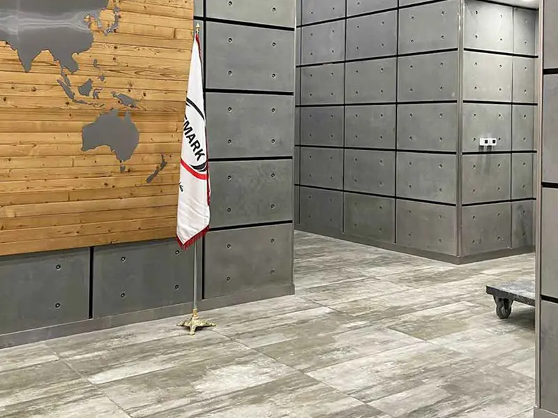 Exposed concrete in interior design