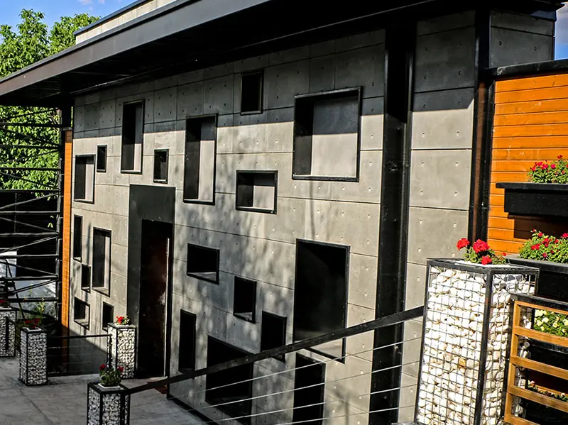 Lightweight concrete façade options