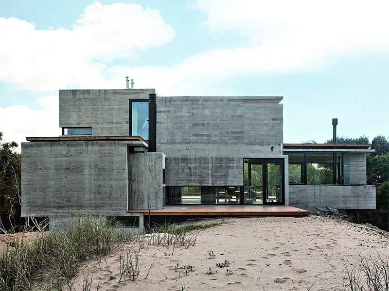 Design possibilities with exposed concrete