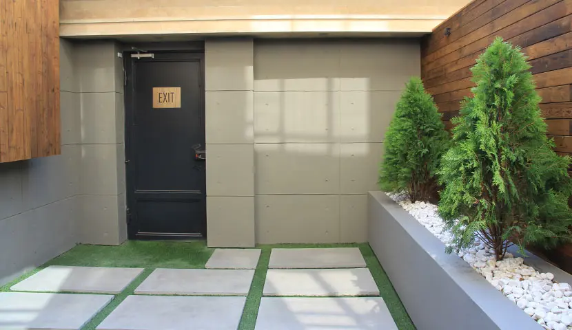 Flooring — Exposed concrete