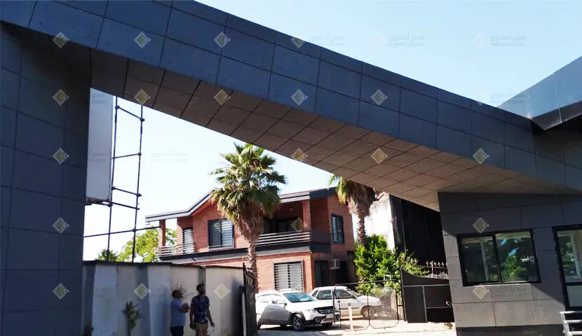 سنگ بتن اکسپوز صدراستون در طراحی خارجی