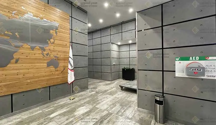 بتن اکسپوز صدراستون با نصب خشک در ایران مال