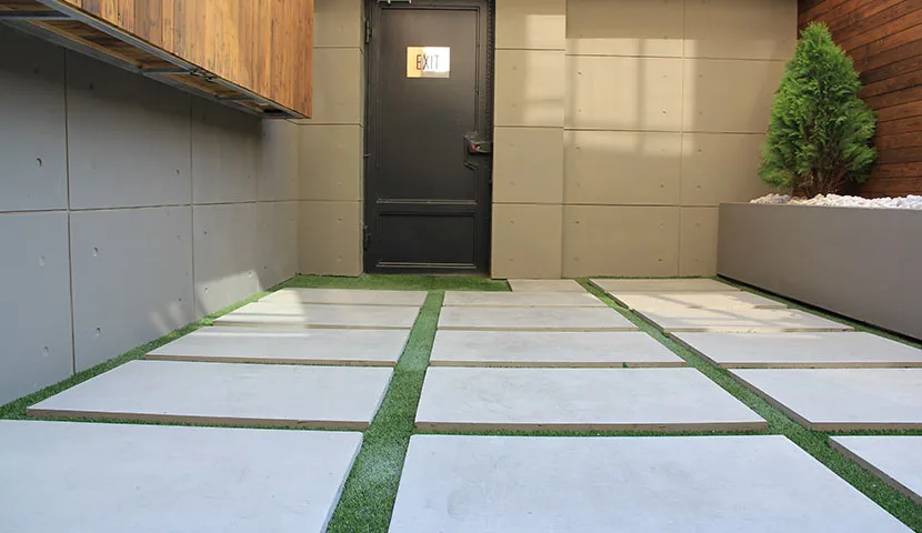 Flooring — Exposed concrete