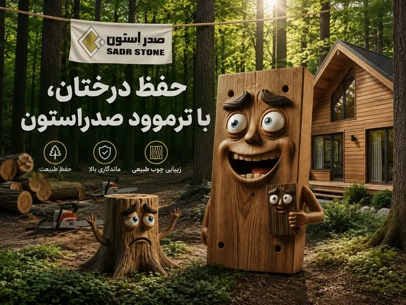 طرح ترموود صدراستون، زیبایی چوب بدون قطع درختان