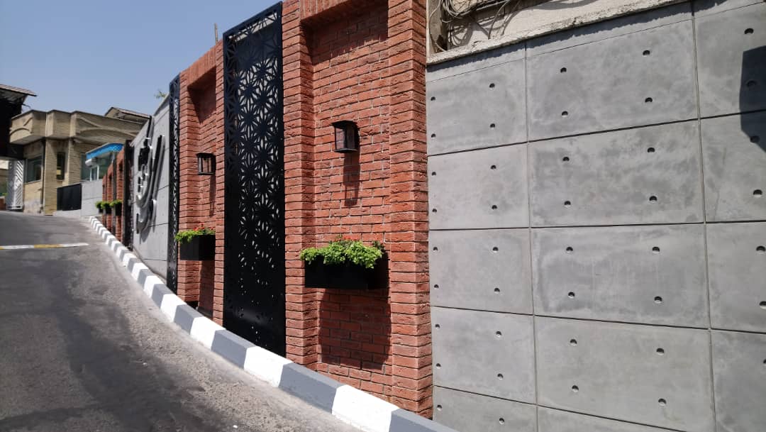 گالری بتن اکسپوز در طراحی مجتمع تجاری گلستان